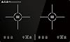 Panana 3000W Electric Induction Hob Portable Digital Touch 9 Power Level Double Cooker Hot Plate 2 Rings Cooktop 2 Zones Built-in Induction Hob - No Plug