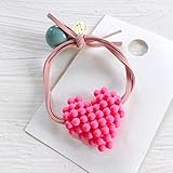 Las bandas de pelo son fáciles de usar y cómodas y suaves, simplemente gira estas bandas elásticas alrededor de tu cabello para hacer una elegante coleta. Puedes hacer tu propio peinado, hace que una coleta aburrida se vea bonita y se puede combinar con cualquier atuendo y ocasión.