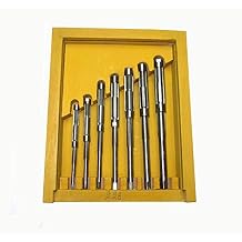 OMEX Micro Expanding Hand Reamer 7 Pcs Set 1/4"- 15/32" - New Boxed Set Adjustable