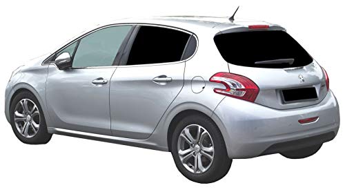 Vitres teintées Peugeot 208 sans film Solarplexius : fini la chaleur et les bulles