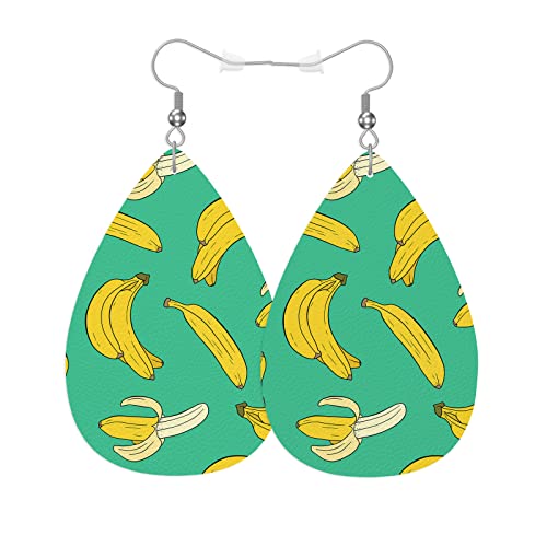 Exotic Flower Fashion Faux Leather Earrings Traditional Folk Ethnic Ornament Floral Wedding Teardrop Earrings Jewelry For Women Friends Bridal