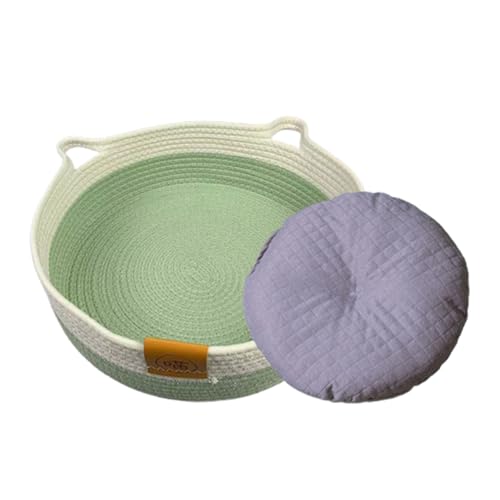 Cama cesta para gatos y perros pequeños ideal para decorar el salón 8