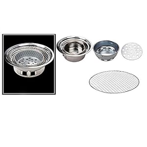 YAOQI Multifunction Charcoal Grill, Household Korean BBQ Grill for Outdoor Camping BBQ Camping Grill