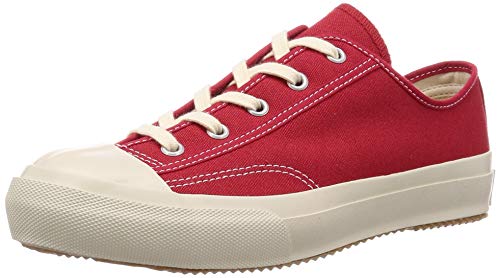 [ムーンスター ライフスタイル] スニーカー FINE VULCANIZED/GYM CLASSIC 〔ジムクラシック〕 国産 ヴァルカナイズ製法 レッド 23 cm E