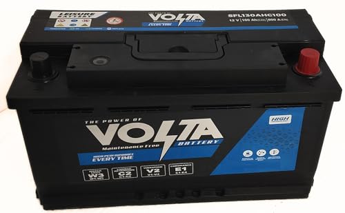 12V 130AH Deep Cycle Leisure Battery SFL 130AHC100 Ideal for Caravan, Campervan, Motorhome & Solar Power Use