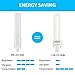 Bonlux 2-Pack 6W LED PL Retrofit Lamp G23 2-Pin Base 13W CFL/Compact Fluorescent Lamp Replacement 180 Degree Beam Angle LED PL Horizontal Recessed G23 Bulb Daylight 6000k (Remove/Bypass The Ballast)