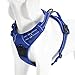 Chai's Choice Dog Harness Vest Large (Royal Blue) | Comfortable & Secure with Adjustable Strap Soft Padded Dog Vest | No-Choke & Easy Control Pet Oxford | 3M Reflective Stripes for Dog Visibility