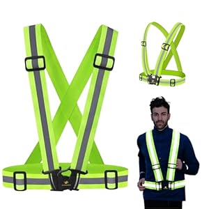Reflective Vest for Night Running – High Visibility Running Gear Men & Women, Safety Vests, Working Reflector Vest