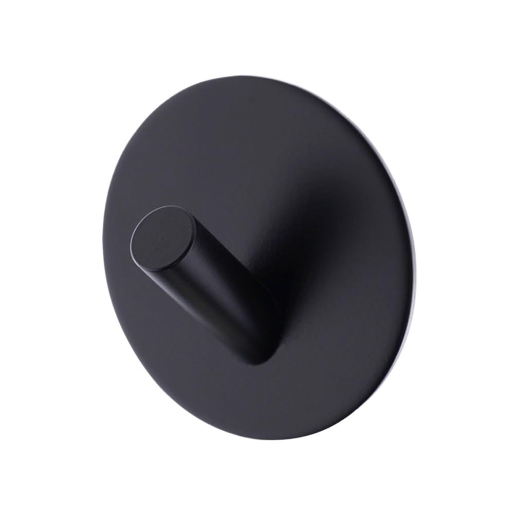 Hgniang B 1/2/4Pcs Self Adhesive Kitchen Wall Door Hook Key Holder Rack Towel Hanger Stainless Steel Athroom Cloth Robe Coat