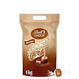 Lindt Schokolade | LINDOR Tiramisu | 1kg | 80 Kugeln in feiner Vollmilch-Schokolade mit zartschmelzender Tiramisu-Füllung | Schokoladen-Geschenk zum Teilen