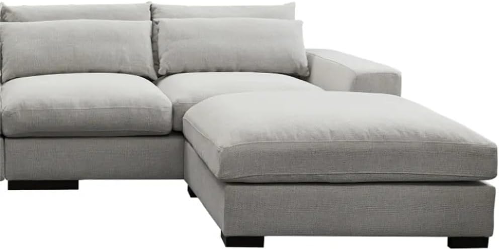 Sofa and Comfortable Sectional Sofa Light Grey
