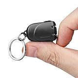 VOGARB Portable Mini Nail Clippers Collapsible Keychain Nail Clipper for Men and Women Fingernail and Toenails, Stainless Steel, Black