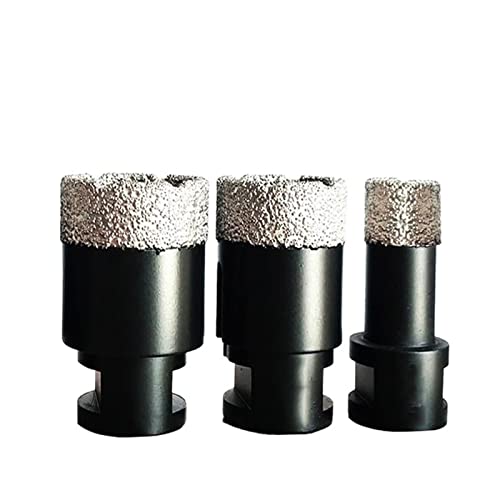 1Pc Dry Diamond Brazed Drill Bits Drilling Core Bits Granite Marble Stone M14 Thread Dry Diamond Hole Saw Saw Bit Extension (Color : Natural, Size : 6Mm) #TOP1