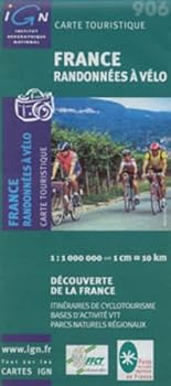 Map IGN Map No. 906 Circuits de Randonnees a Velo (Bicycling Map of France) (French Edition) [French] Book