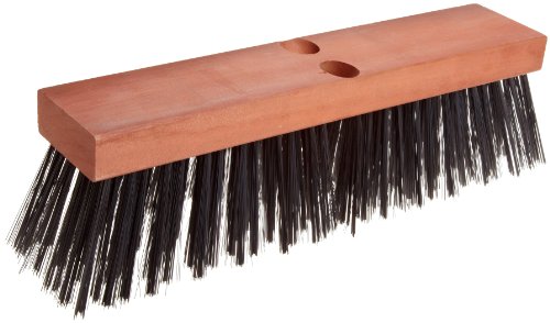 Magnolia Brush 3916 16-Inch Carbon Steel Wire Street Push Broom