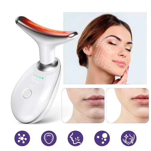 neck face massager face sculpting tool 3 modes and vibration for facial massager for double - chin wrinkledaily home use