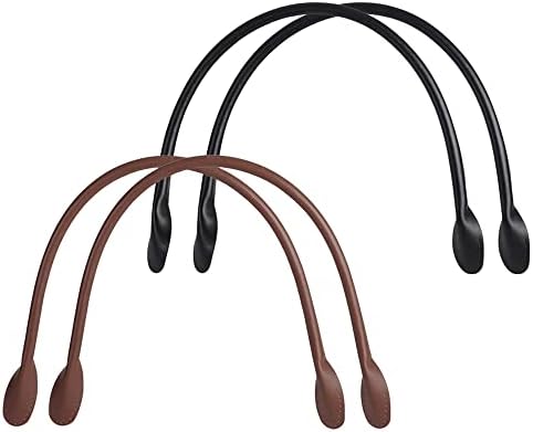 Pamtns 4 Pezzi Manici per Borsa Fai Da Te in Pu Borsa Manici Lunghi Cinghie Portafogli Manici Tracolla Sostituzione della Cinghia Accessori per Borsa per Fai Da Te Borse a Mano Cartella