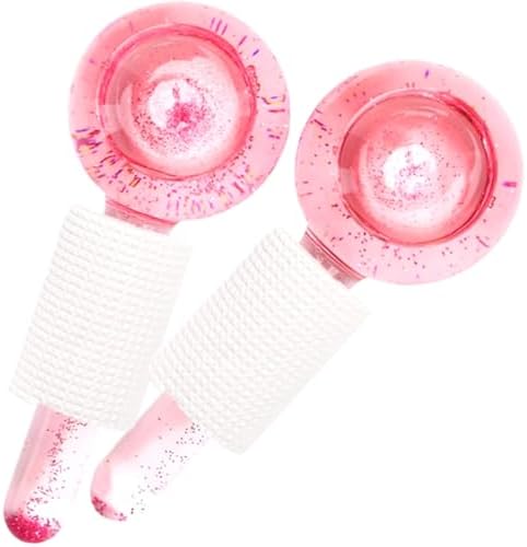 Ice Globes for Facials, New Version Facial Globes Love Heart Shape Skincare Face Globes, Ideal Unique Birthday Gifts, Surprises, Elevate Beauty Routine with Innovative Facial Massager