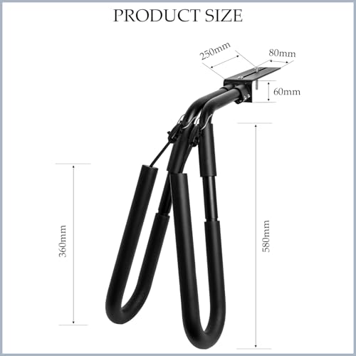 Surfboard Bike Rack,Motorcycle Surfboard Rack,Bicycle Surf Board Carrier,Surfboard Rack for Motorcycle/Mopeds/E-Bikes