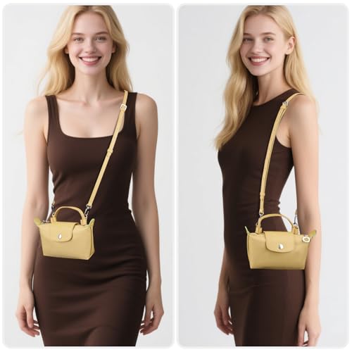 Image of SENTEN Purse Straps Replacement for Longchong Bag Women, Leather Crossbody Shoulder Strap Kit Adjustable for XS Longchong Bag