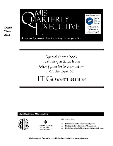 MISQE Special Theme Book: IT Governance 1508607702 Book Cover