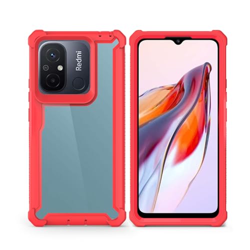 Coque Poco C55 Asuwish double couche résistante aux chocs évite les bris d'écran