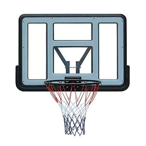 Langwei Basketball Goals Wall Mounted, Adult Adjustable Basketball Wall-Mount Hoops And Goals With Pc Backboards And Net For Kids & Adults Outside Indoor Use #TOP1