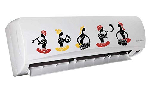 Image of Akki World Shahnai Wall AC Sticker, Split Ac Stickers, Wall Air Conditioner Decorative Sticker