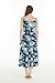 Matchable Family Hawaiian Luau Maxi Tiered Dress, Orchid Breeze Navy, Women, X-Large