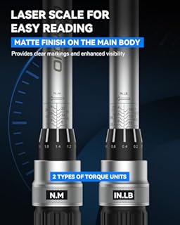 GOYOJO 1/4" Chiave Dinamometrica di Torsione 2-24 Nm, Precisione ± 3%,16 Pezzi Kit di manutenzione per Bici Strada Montagna con 10cm Barra di Estensione, Hex e Torx Bit, Prese a