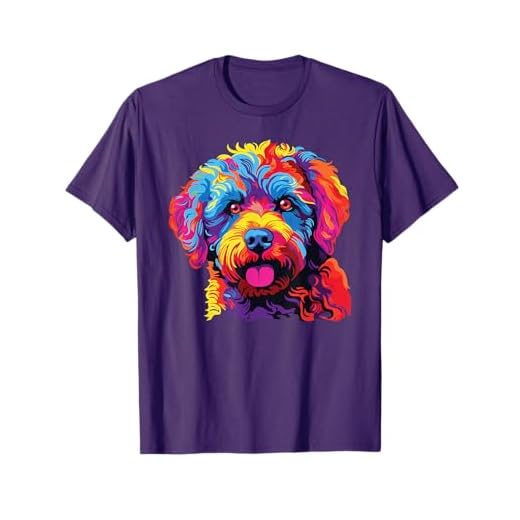 Watercolor Colorful Lagotto Romagnolo Dogs T-Shirt