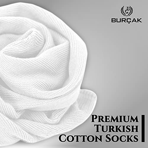 Burcak - Premium Authentic Turkish Cotton Dress Socks - Premium Turkish Cotton - Soft & Breathable - Pressure-Free Elastic - Men's Dressy-Casual All-Occasion Wear – Fits Sizes 7 to 13-6 Pairs/Pack2