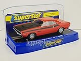 Slot Car Scalextric Superslot H4065 Compatible Dodge Challenger Red & Black