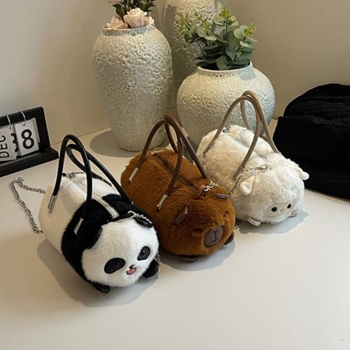 Trendy Soft Plush Bag For Women Cute Shoulder Satchel With Convenient Pockets Crossbody Bags Handbag2