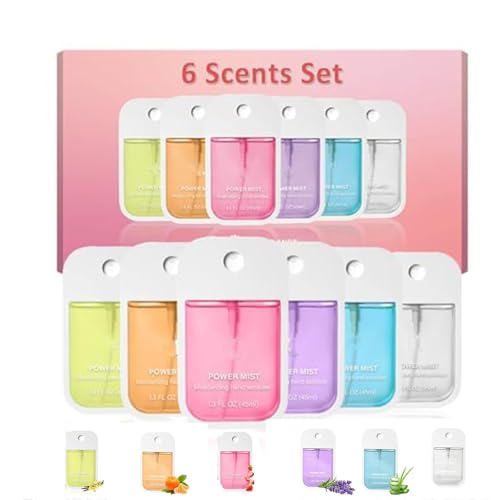 Image of 6 Pcs Mist Hand Sanitizer, Portable Hand Sanitizer Spray, Travel Size (6PCS, 6 Scents Set)