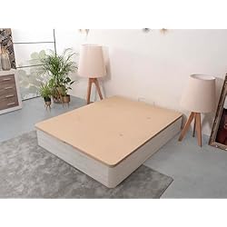 Canapé Arcon Homely - Canapé arcón de Gran Capacidad con Tapa abatible tapizada SIL de 150x190x33 cm, Color ártico