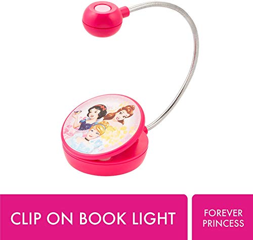 Withit Disney Clip On Book Light – Forever Princess – Led Reading Light With Clip For Books/Ebooks, Dimmable, Reduced Glare, Portable & Lightweight Bookmark Light For Kids, Batteries Included #TOP1