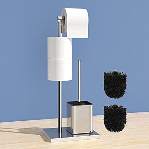 Portarrollos de Pie de Acero Inoxidable Cover