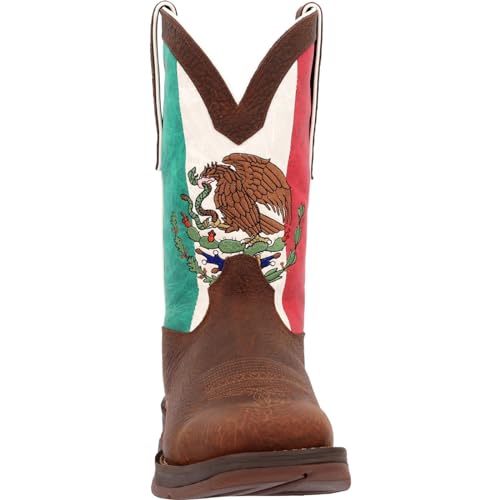 Durango Rebel Steel Toe Mexico Flag Western Boot Size 6(M)3