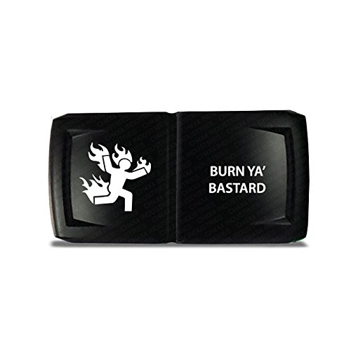 Ch4x4 Rocker Switch V2 Burn Yabastard Symbol Horizontal Green Led ...