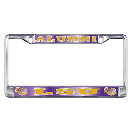 LSU Tigers Alumni Chrome License Plate Tag Frame