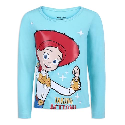Disney Toy Story Girls 3 Pack Long Sleeve Graphic Tee Shirt for Toddler and Litte Kids4