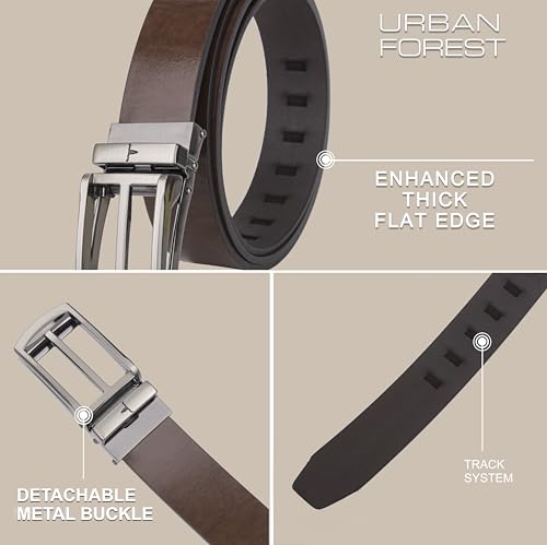 Image of URBAN FOREST Jord Leather Belt for Men