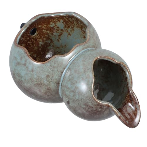 Angoily Elegant Ceramic Fountain Spitter for Small Ponds Replaceable Water Outlet Accessory for DIY Indoor Waterfalls Decorative Garden Fountain Nozzle for Aquariums and Fish Tanks