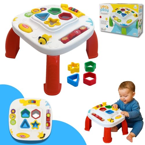 Mesa Infantil Didática Divertida Brinquedo Crianças Educacional Bebê Atividades de Montar Interativa