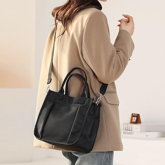 Bolso Tote Pequeño con Cierre para Mujer miniatura 2