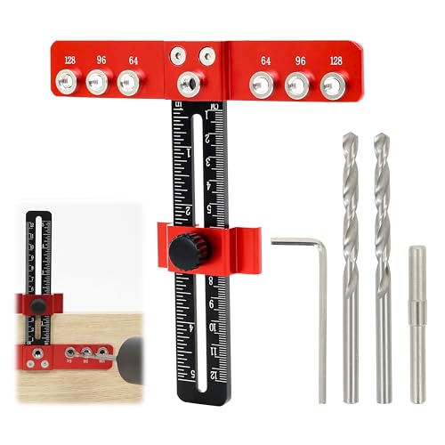 Hardware Jig Tool, Adjustable Punch Locator Drill Template Guide