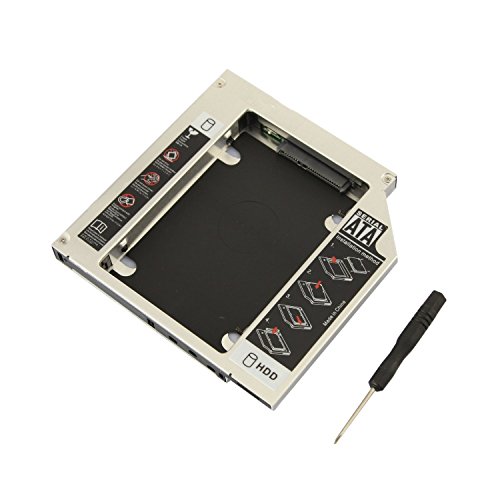 Image of 9.5mm Optical Bay Hard Drive Caddy for SSD & HDD | 2nd Hard Drive Adapter for Laptop | SATA 2.5 inch HDD /SSD Enclosure | Expand & Upgrade Your Laptop Storage with Ease