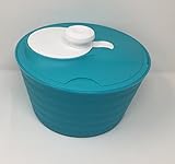 Tupperware Spin ’N Save Salad Spinner in Light Blue