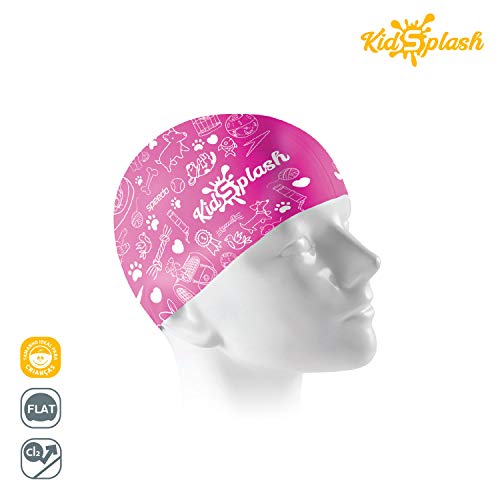 Speedo Kidsplash Touca de Natação, Meninas, Rosa, Único